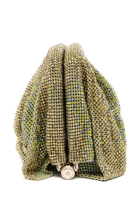 Clutch con cristalli venus la petite in verde Benedetta Bruzzihes - donna BENEDETTA BRUZZICHES | SS25011103